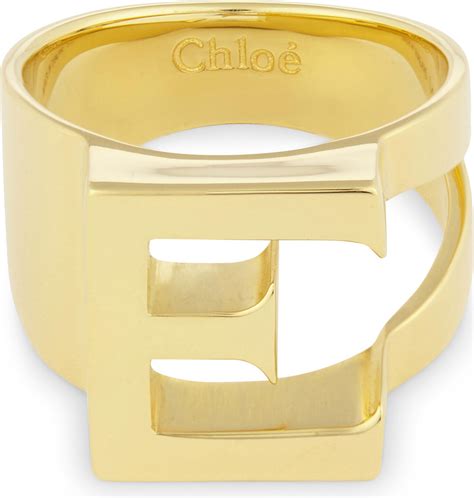 Chloé ALPHABET RING .